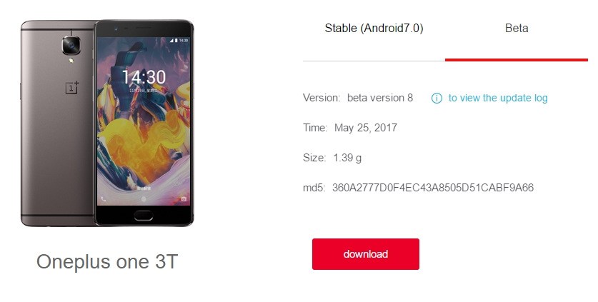 Hydrogen OS (H2OS) Open Beta 8 for OnePlus 3T and Beta 14 for OnePlus 3